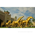 Popular Design Golden Horse Statue with 15 years Foundry